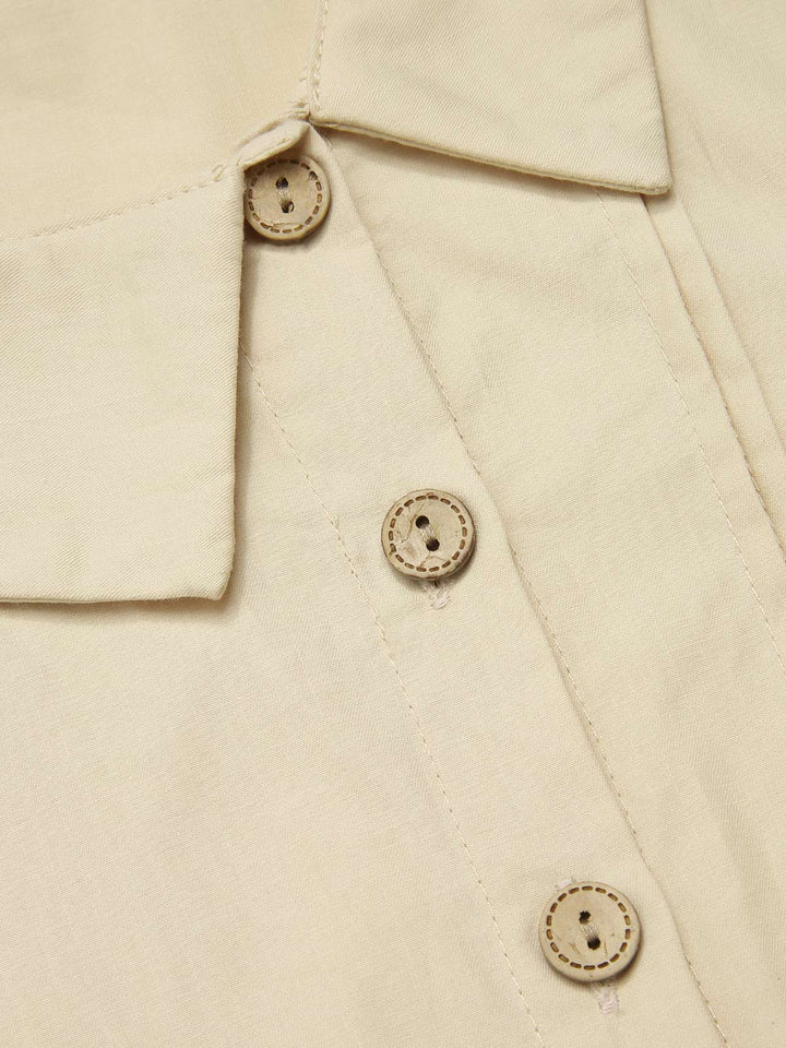 2PCS 1930s Cotton Solid Blouse &amp; Suspender Pants - vintage fashion, retro style