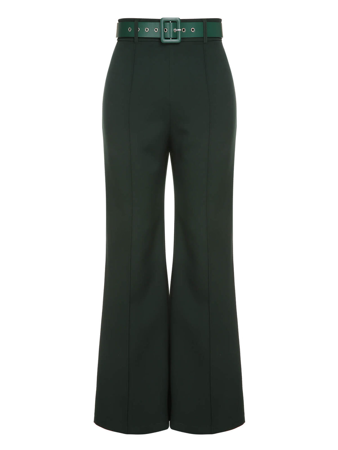 2PCS 1930s Floral Blouse &amp; Green Wideleg Pants: timeless style reimagined