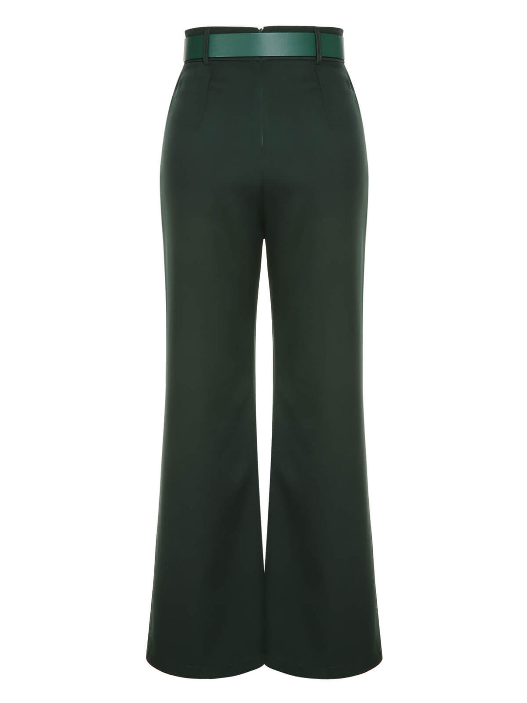 2PCS 1930s Floral Blouse &amp; Green Wideleg Pants — vintage elegance for the modern woman