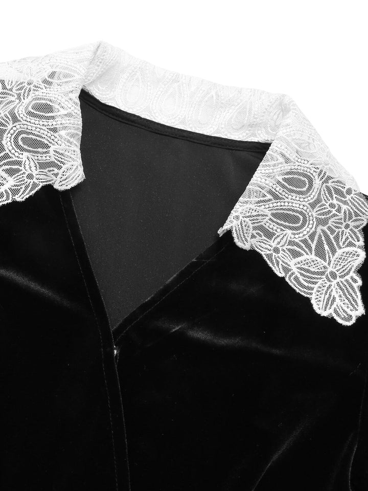 2PCS 1930s Solid Velvet Top &amp; Mermaid Skirt, vintage skirt, retro style - perfect for women who love vintage and retro fashion