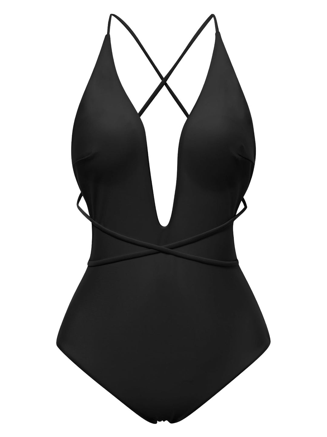 2PCS 1940s Deep-V One-Piece Swimsuit &amp; Lace Cover-Up, vintage swimsuit, pin-up swimwear - perfect for women who love vintage and retro fashion