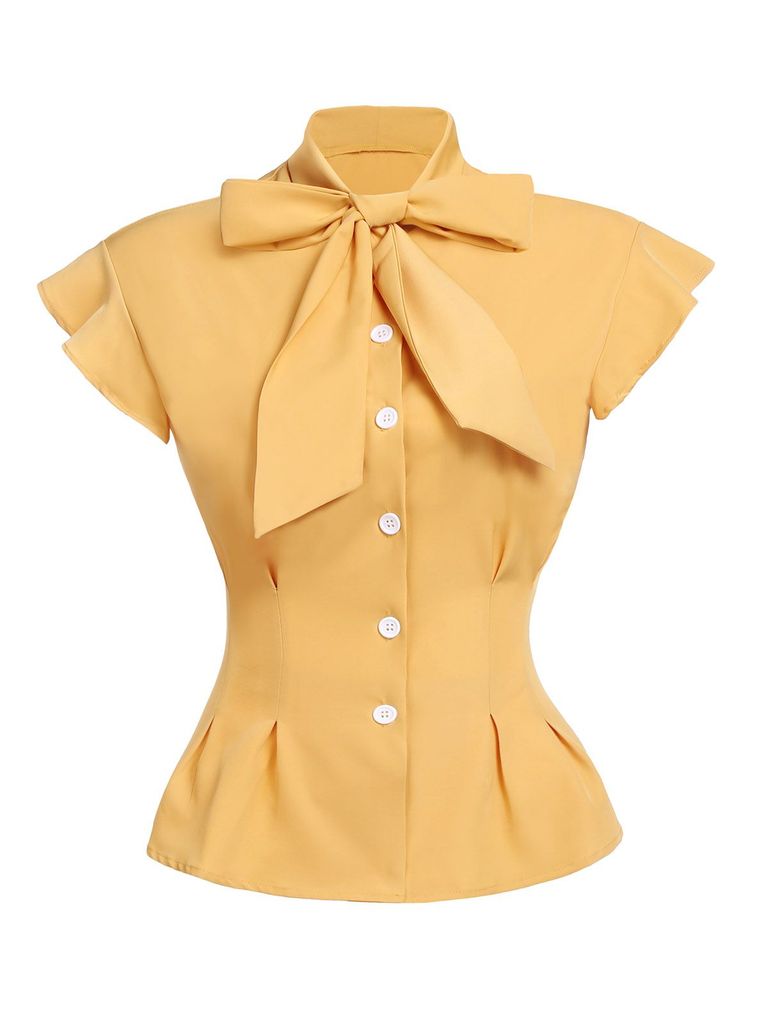 2PCS 1950s Blouse Top &amp; Suspender Pants — vintage elegance for the modern woman