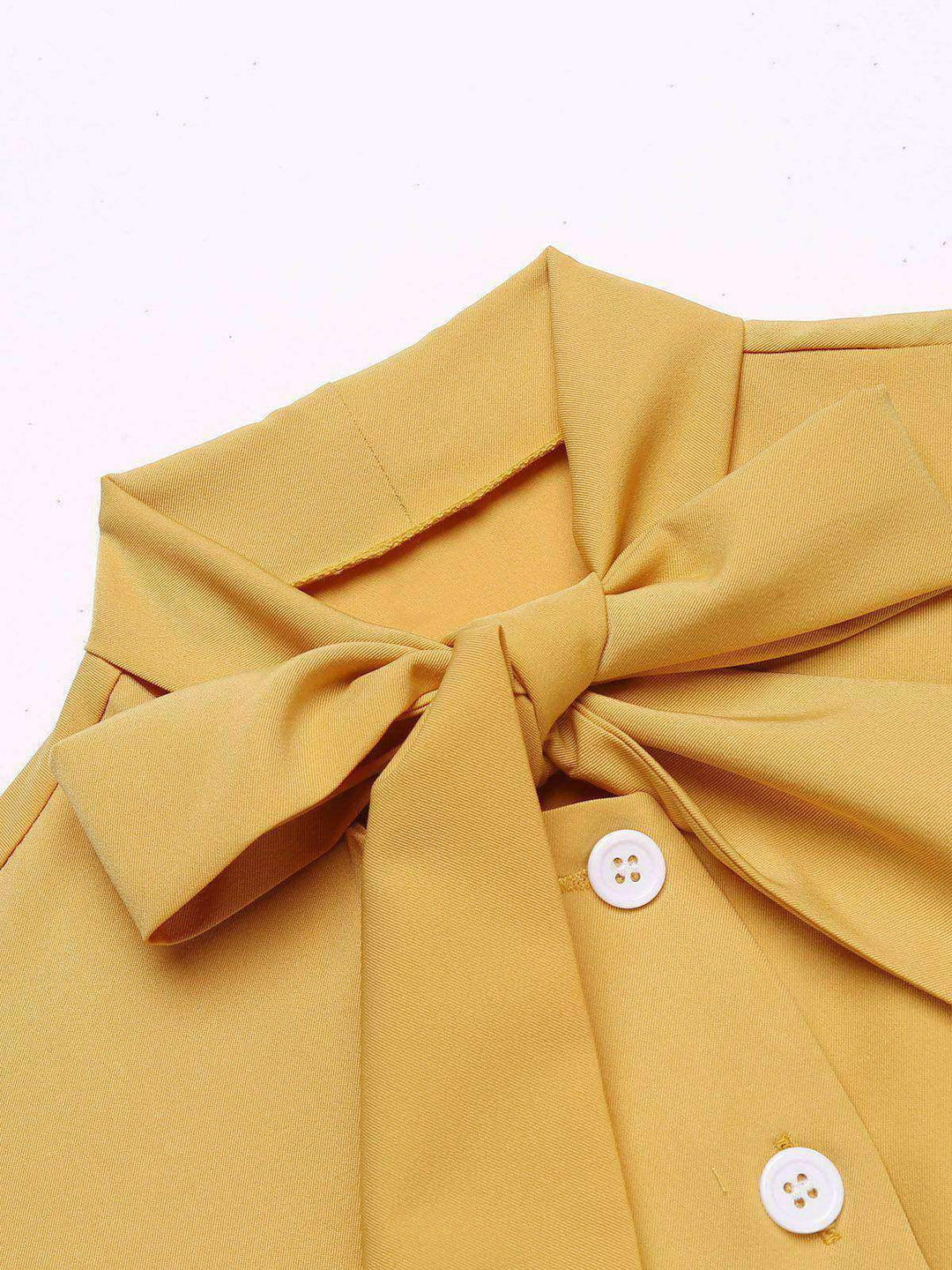 2PCS 1950s Blouse Top &amp; Suspender Pants — vintage elegance for the modern woman