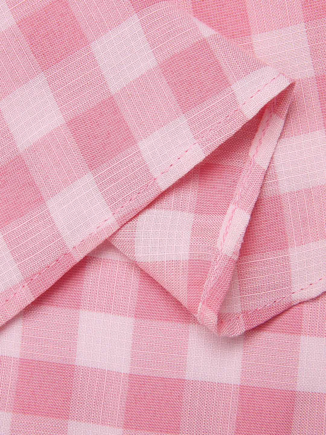 2PCS 1950s Pink Plaid Skirt &amp; Romper With Belt - vintage skirt, style