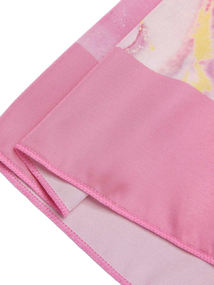 2PCS 1950s Pink Print Swimsuit &amp; Cover-Up, vintage swimsuit, pin-up swimwear - perfect for women who love vintage and retro fashion