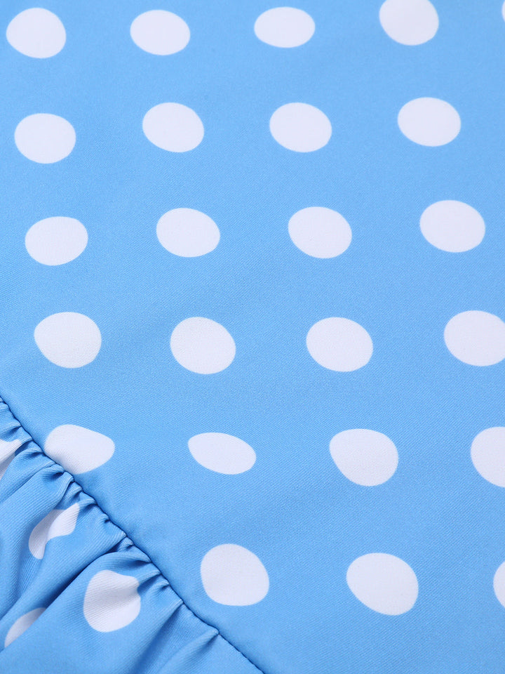 2PCS Polka Dots Bikini Set - vintage fashion, retro style