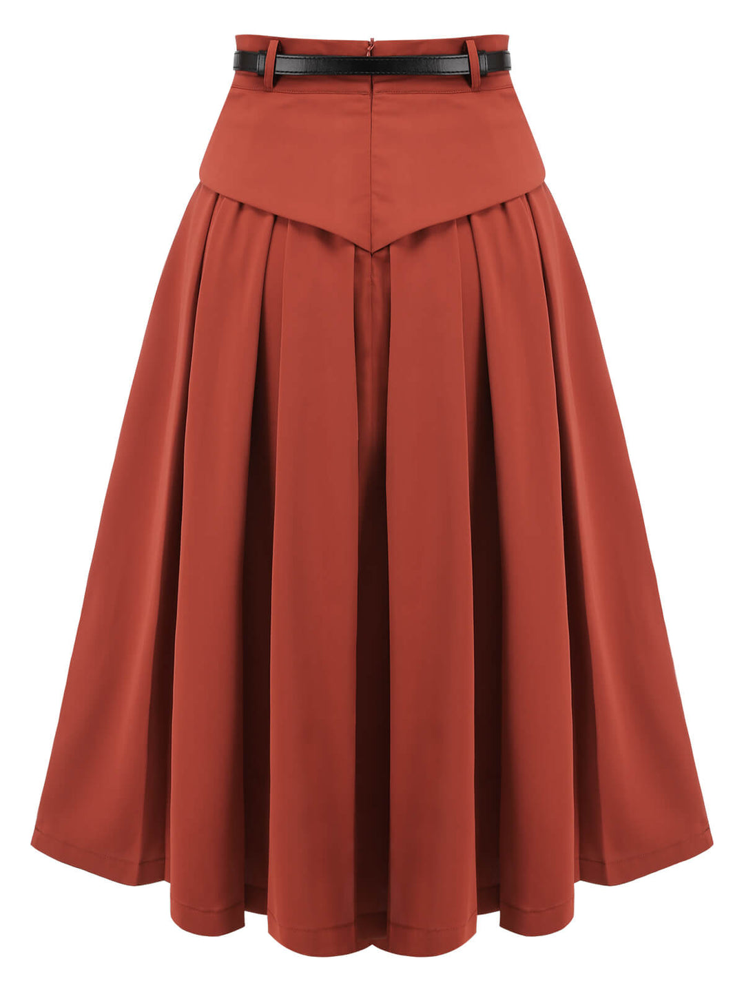 2PCS 1950s Striped Blouse &amp; Pleated Skirt: timeless style reimagined