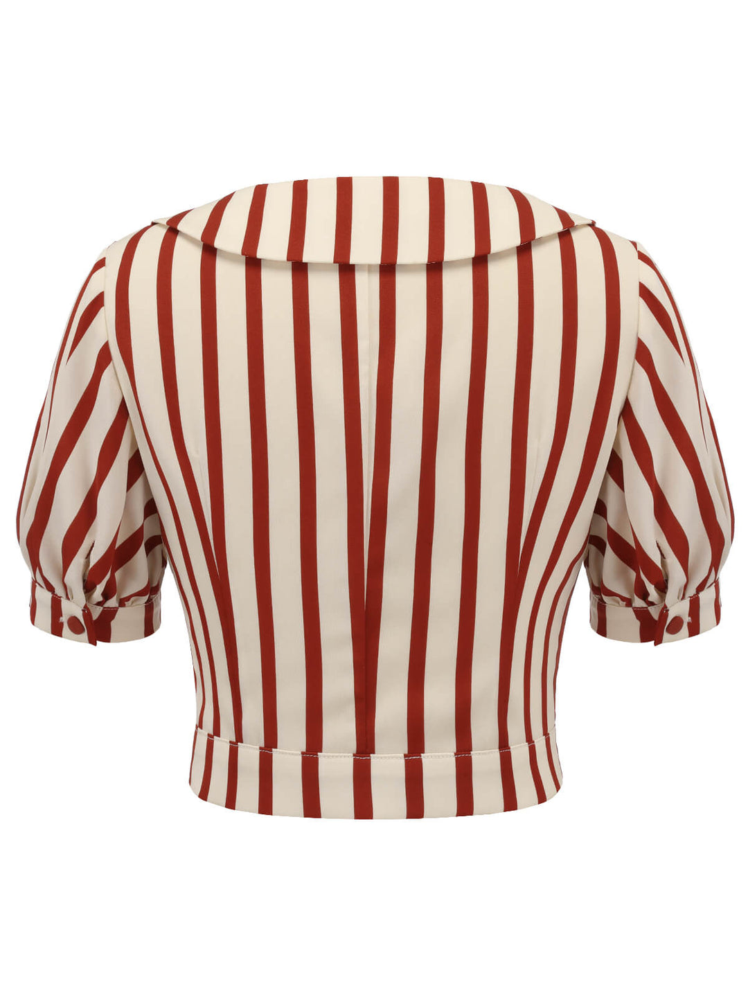 2PCS 1950s Striped Blouse &amp; Pleated Skirt: timeless style reimagined