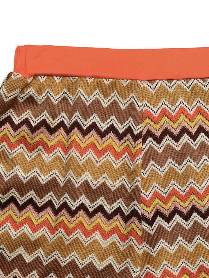 Orange 1960s Vintage Retro Pants 8