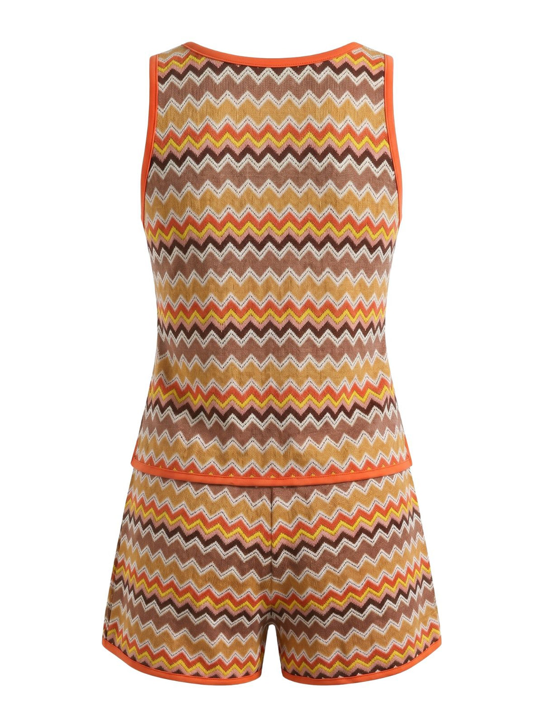 Orange 1960s Vintage Retro Pants 3