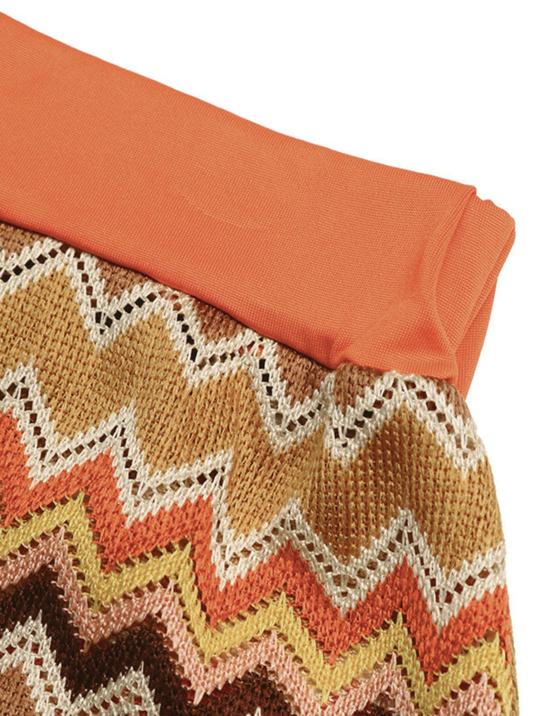 Orange 1960s Vintage Retro Pants 7