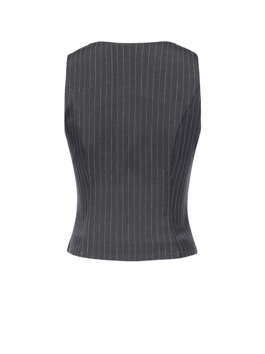 2PCS Dark 1960s Pinstripes Top &amp; Pleated Skirt: a 1960s classic that whispers rather than shouts