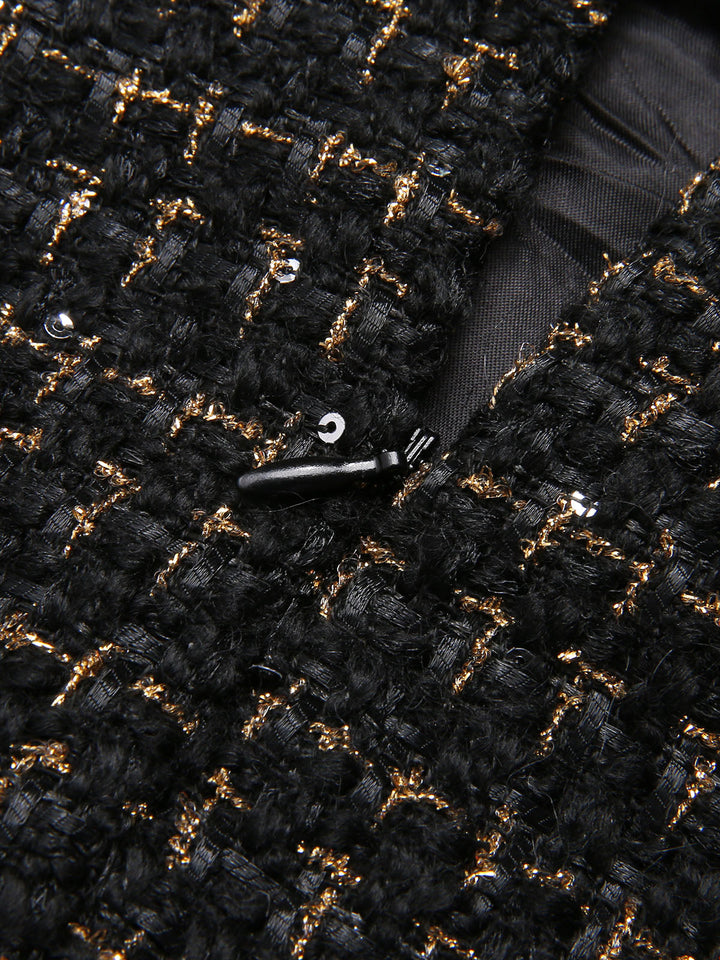 2PCS 1960s Tweed Cropped Coat &amp; A-Line Skirt: 1960s tailoring for the woman who leads