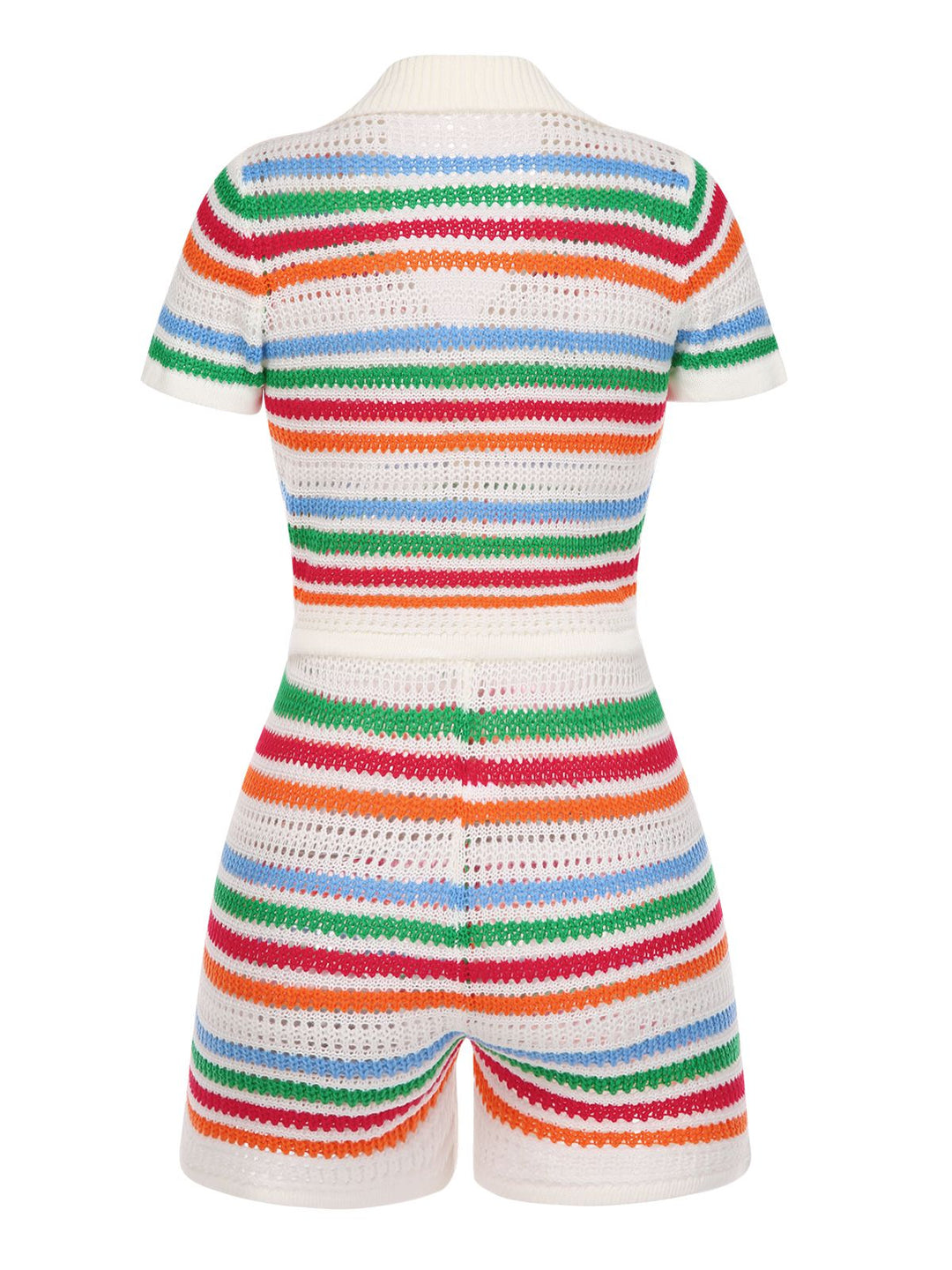2PCS 1970s Knitted Striped Top | 1970s | vintage blouse, retro top
