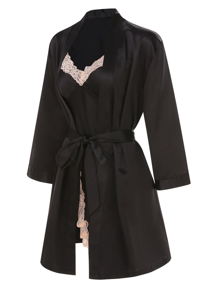 2PCS Lace Suspender Nightdress | | vintage dress, retro fashion