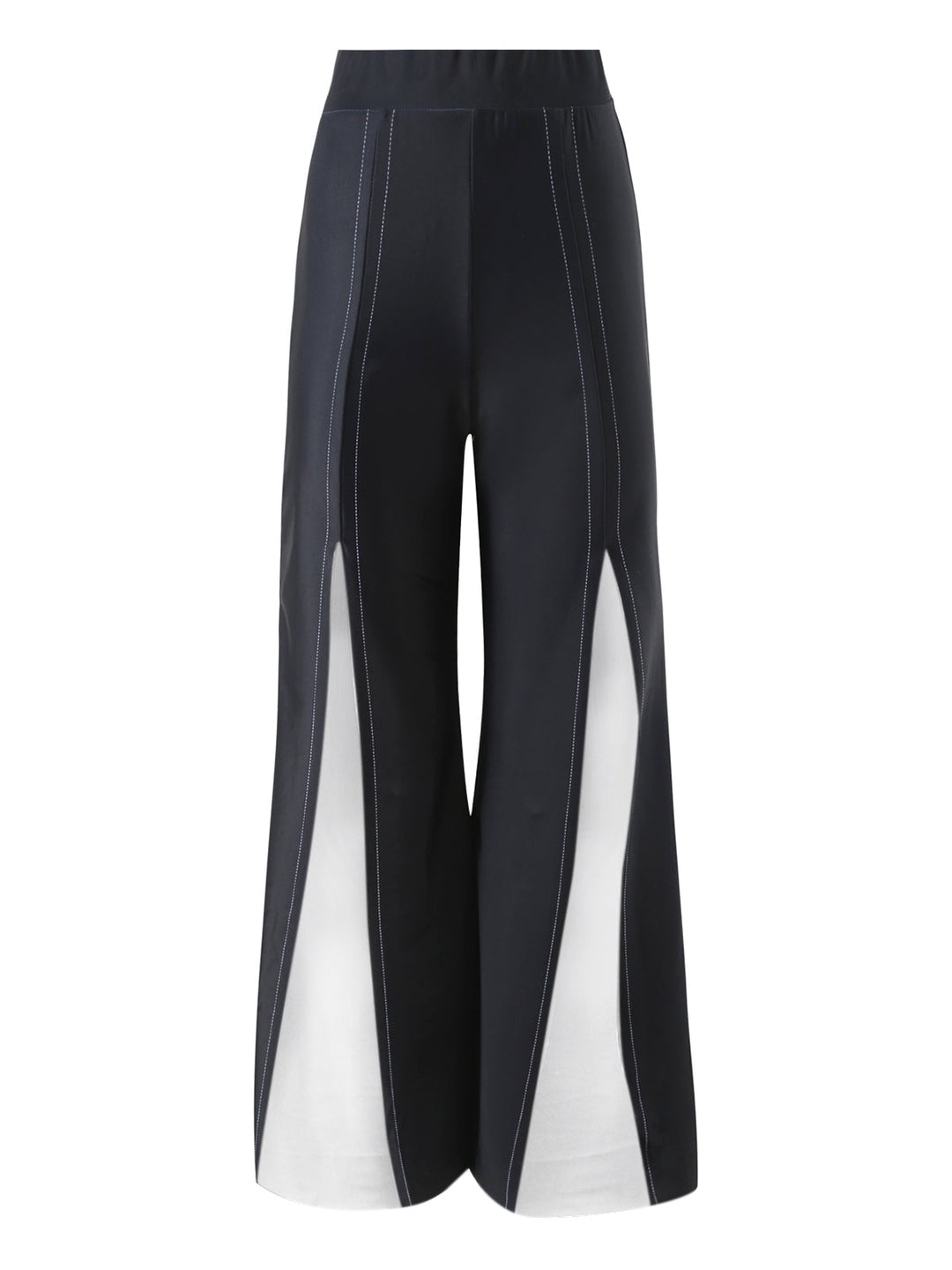 This 2PCS Black Gothic Straps Swimsuit &amp; Pants carries vacation dreams in every stitch