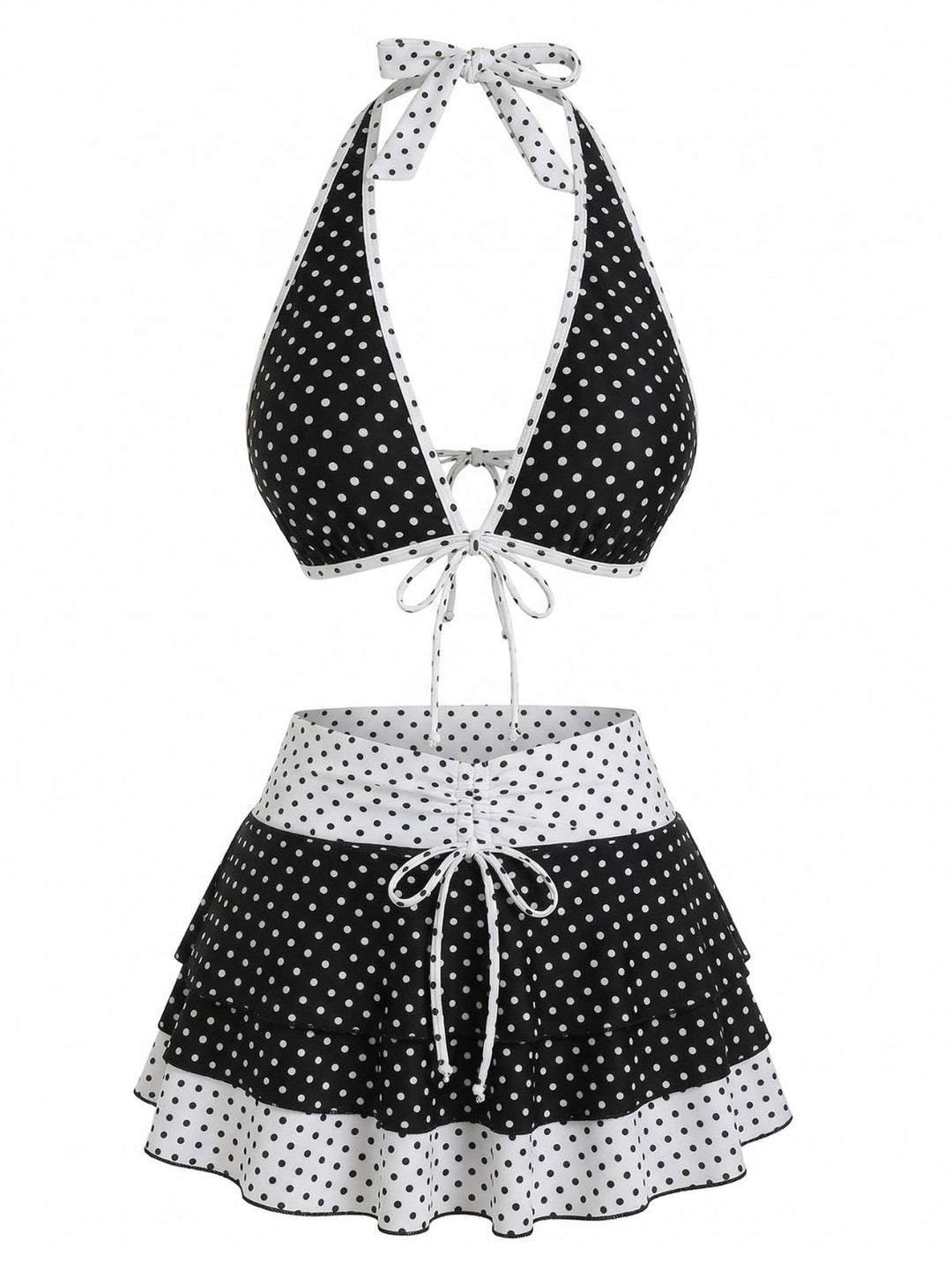 SCX003387 1940s Polka Dot Bikini Set