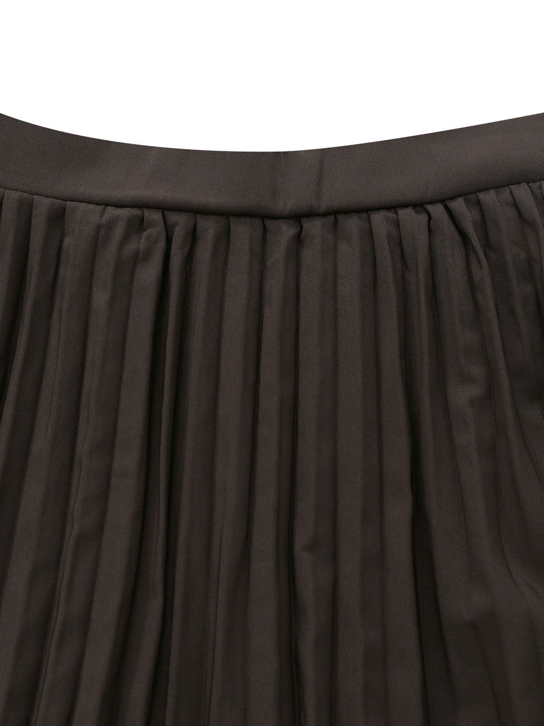 2PCS Brown 1940s Sleeveless Vest &amp; Pleated Midi Skirt, vintage skirt, retro style - perfect for women who love vintage and retro fashion