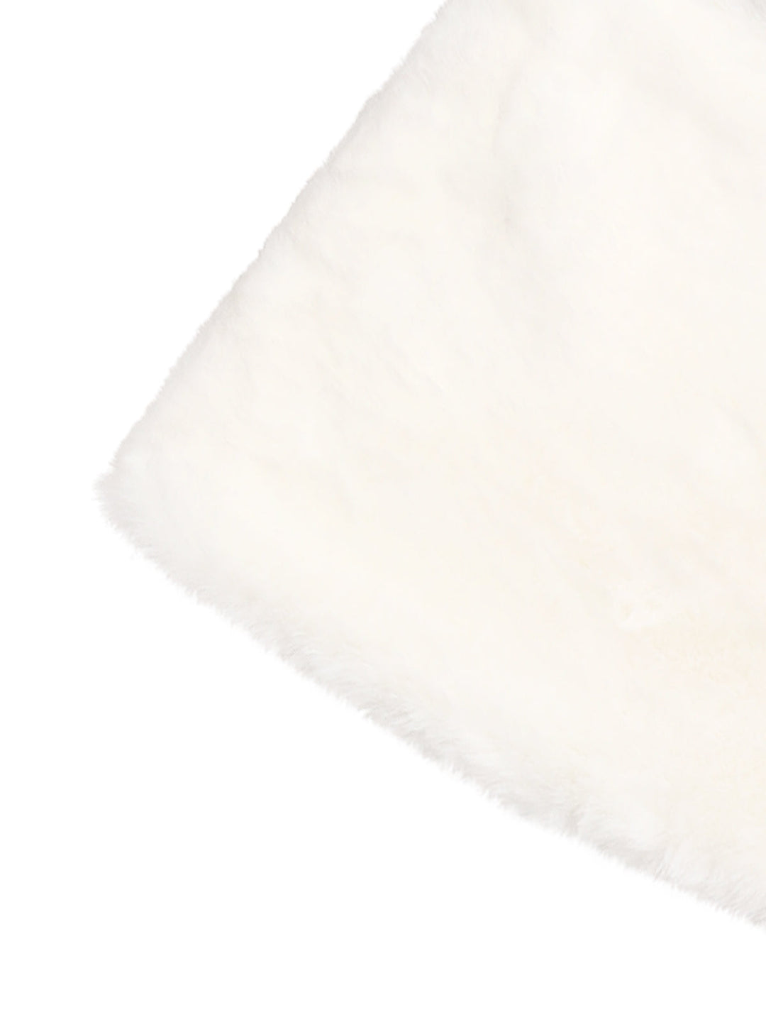 She slips into this 2PCS Christmas 1950s Strapless Bow Fur Dress &amp; Shawl and suddenly it&