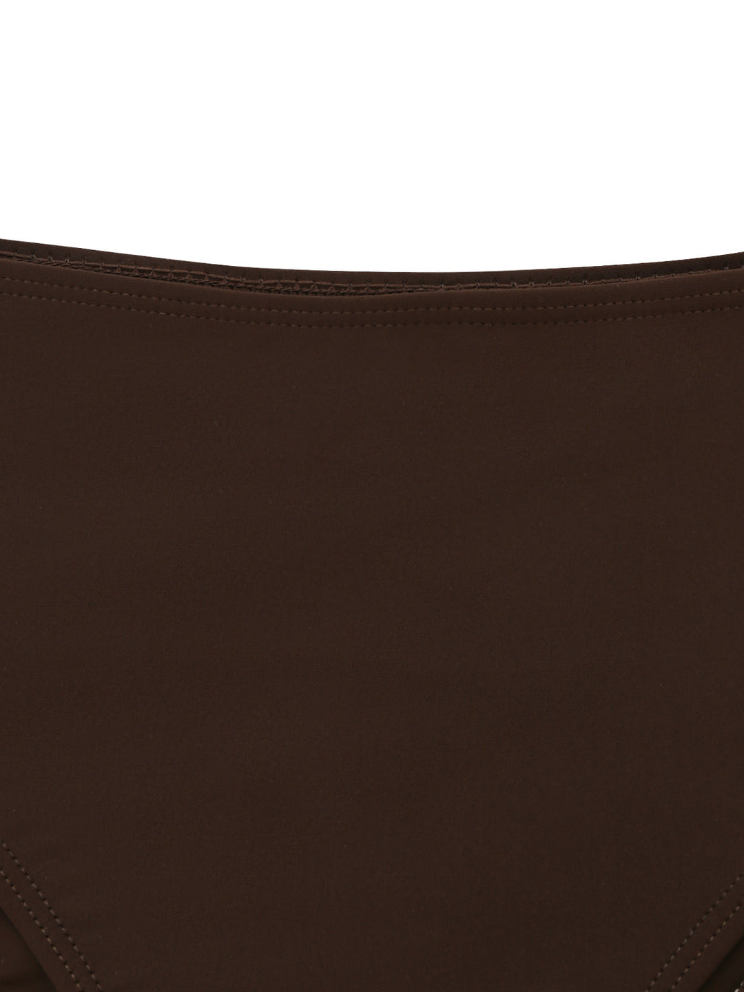 2PCS Dark Brown 1950s Solid Shell Tankini Set | vintage fashion, retro style, classic elegance - perfect for retro fashion enthusiasts