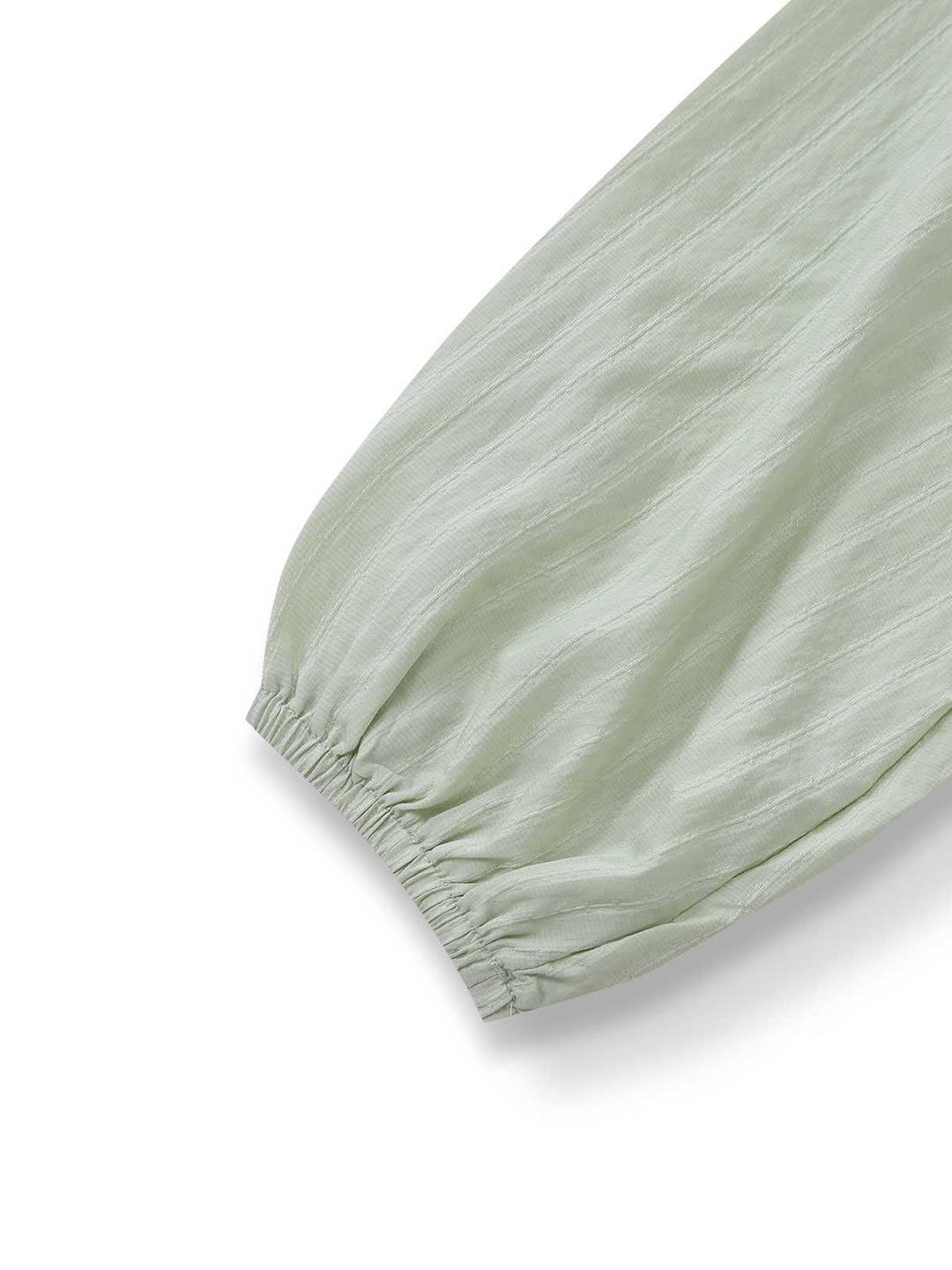 2PCS Green 1980s Tie-Neck Blouse &amp; Solid Skirt - vintage skirt, style