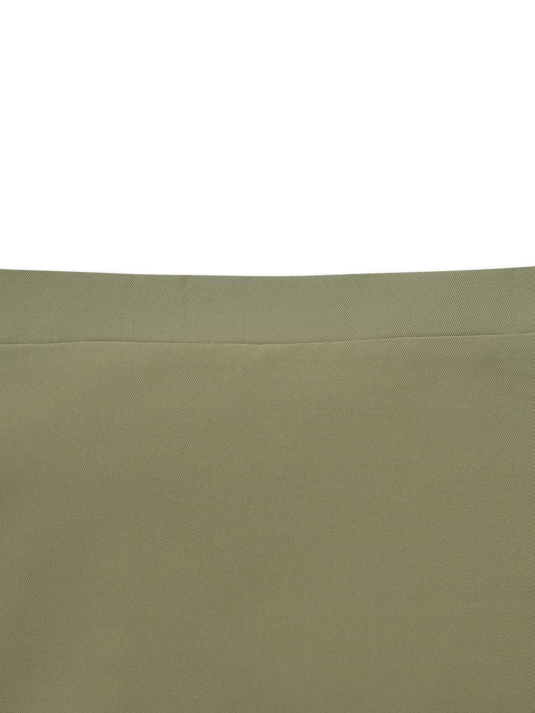 2PCS Green 1980s Tie-Neck Blouse &amp; Solid Skirt - vintage skirt, style