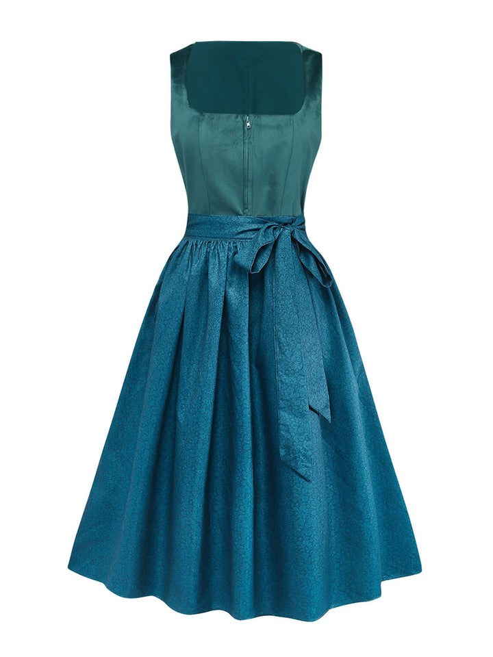 Green 1950s Vintage Classic Dress 2