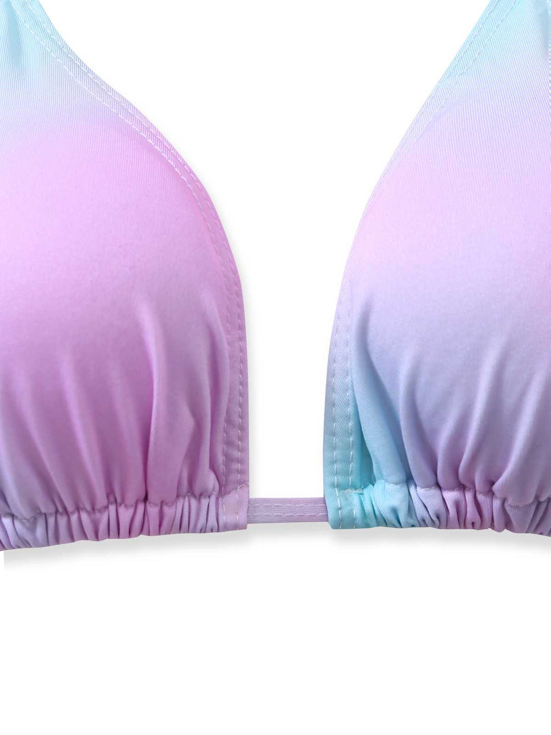 3PCS Y2K Halter Ombre Bikini Set &amp; Cover-Up - vintage swimwear, retro swimsuit, pin-up style for vintage lovers