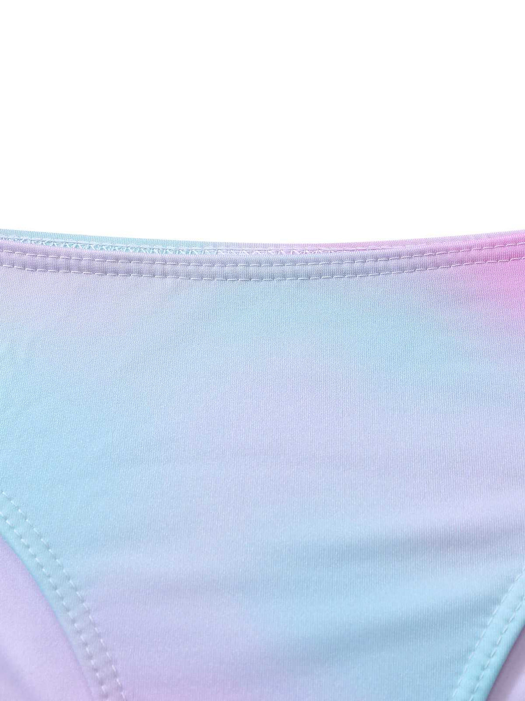 3PCS Y2K Halter Ombre Bikini Set &amp; Cover-Up | vintage swimwear, retro swimsuit, pin-up style - perfect for retro fashion enthusiasts