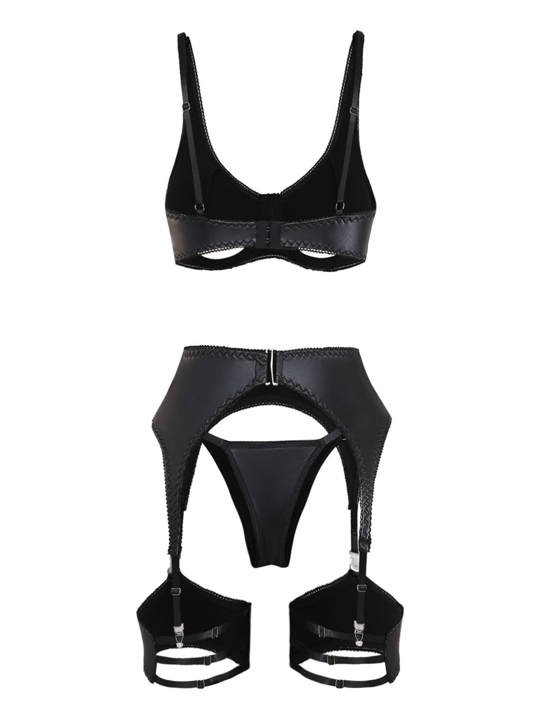 Black Vintage Two Piece Set 3