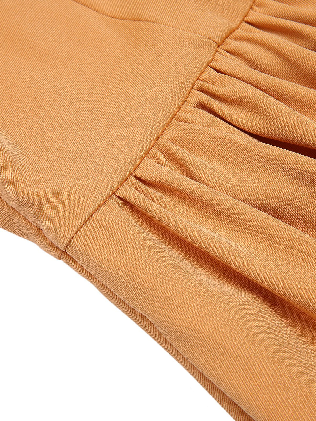 Apricot Yellow 1950s Bandeau Umbrella Dress, vintage dress, retro fashion, rockabilly, pin-up fashion - perfect for women who love vintage and retro fashion