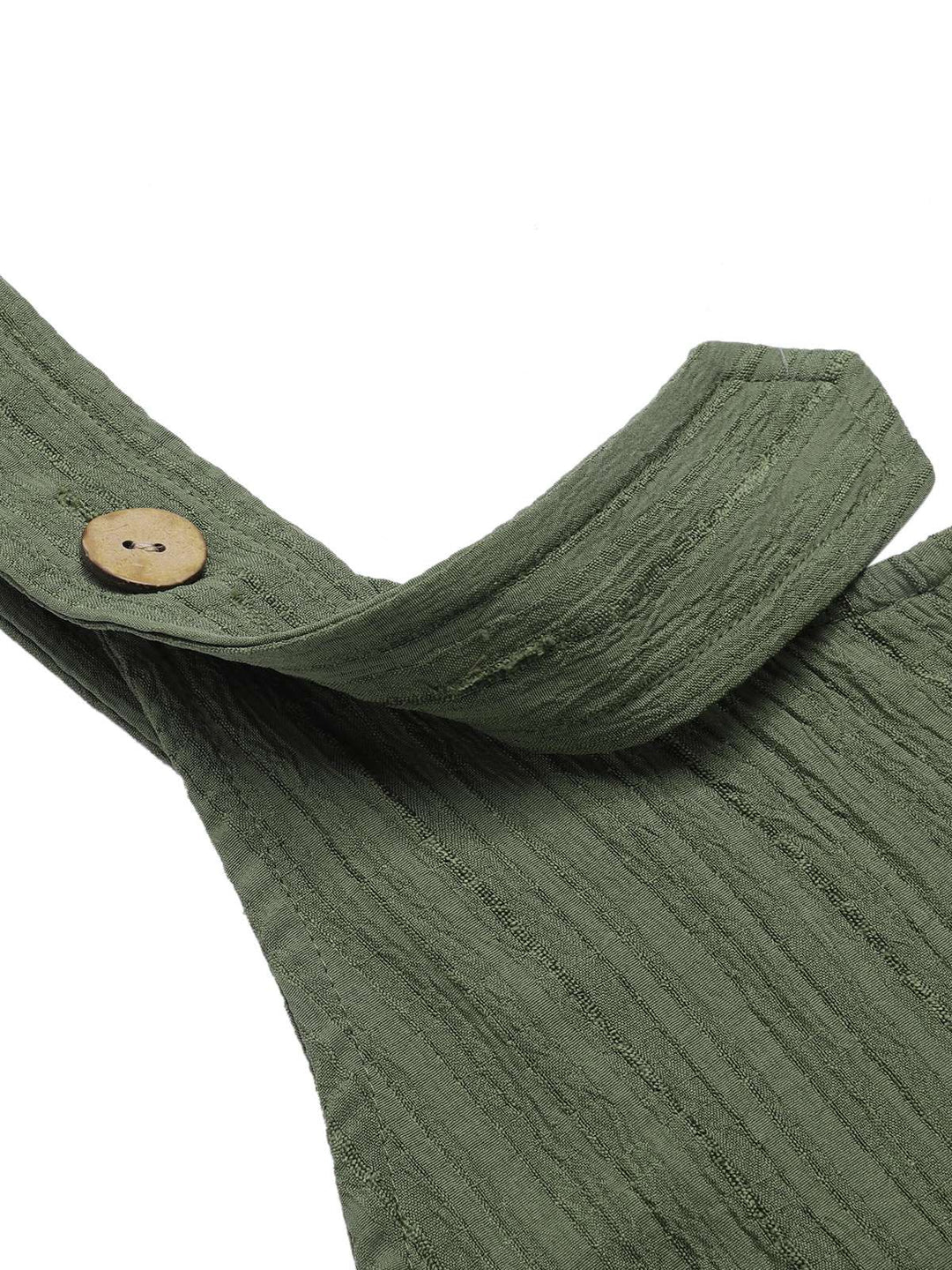 Army Green 1930s Loose Pleated Jumpsuit, vintage romper, retro jumpsuit - perfect for women who love vintage and retro fashion