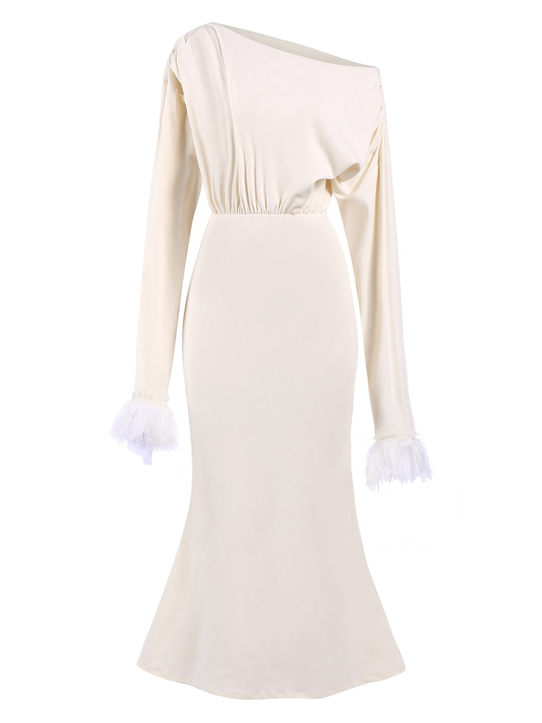 1930s Solid Plush Cuff Mermaid | 1930s | vintage dress, retro fashion