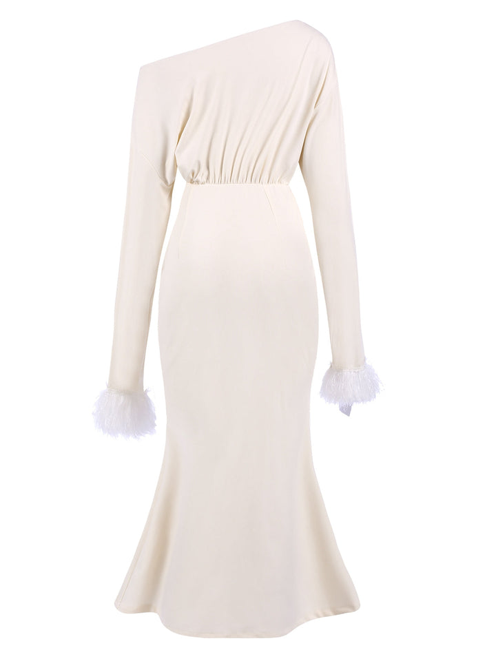 1930s Solid Plush Cuff Mermaid | 1930s | vintage dress, retro fashion