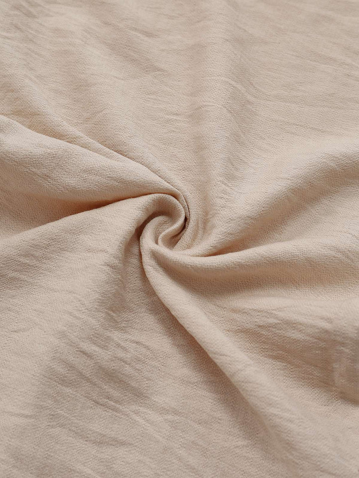 Beige 1950s Solid Ruffled Cap Sleeves Jumpsuit — 1950s style that transcends decades