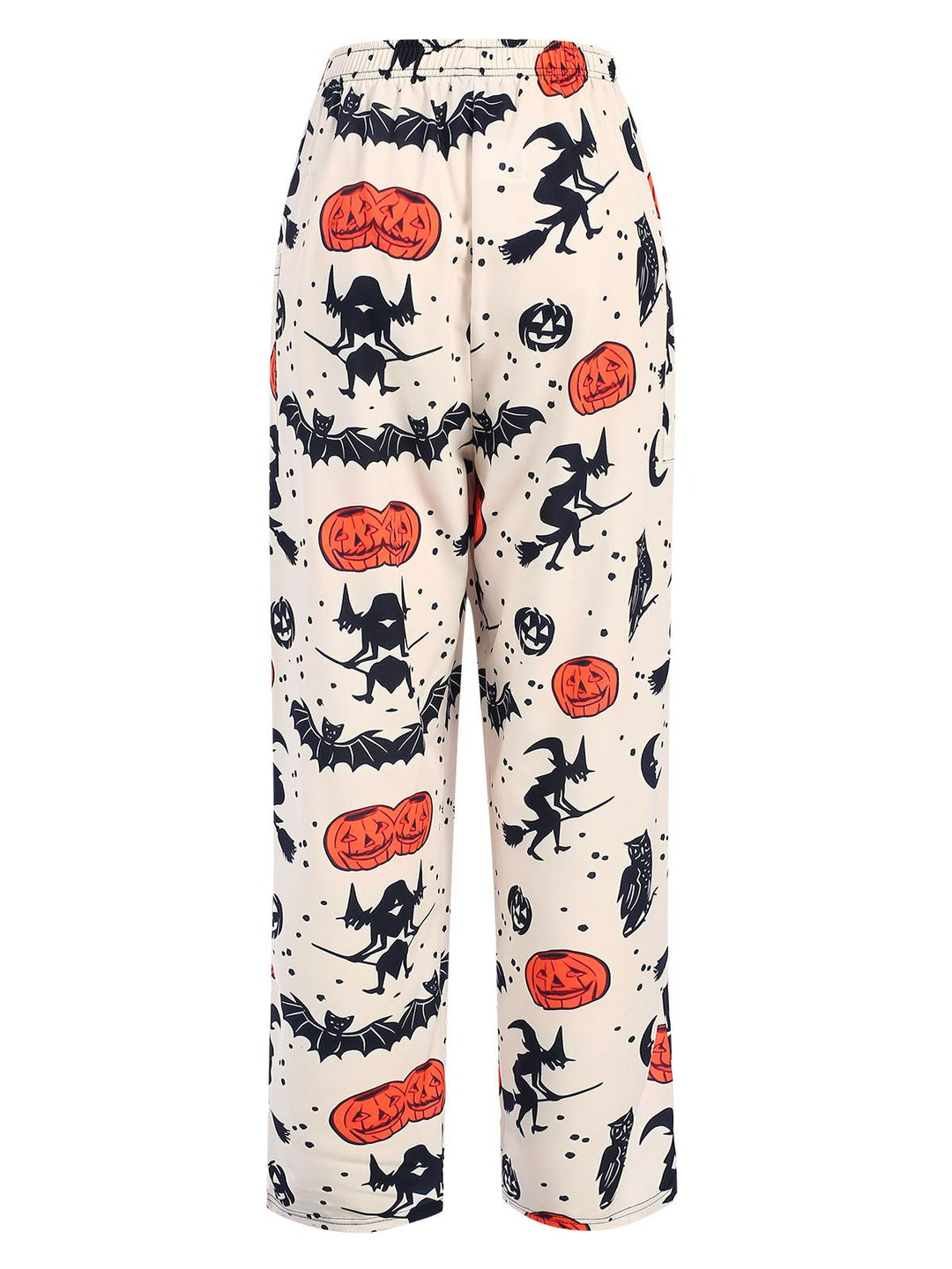Beige 1960s Halloween Pumpkin Pocket Pants, vintage fashion, retro style - perfect for women who love vintage and retro fashion