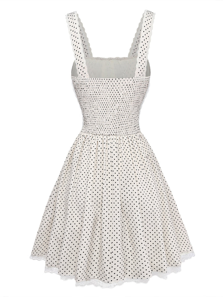 Beige 1970s Vintage Retro Dress 2