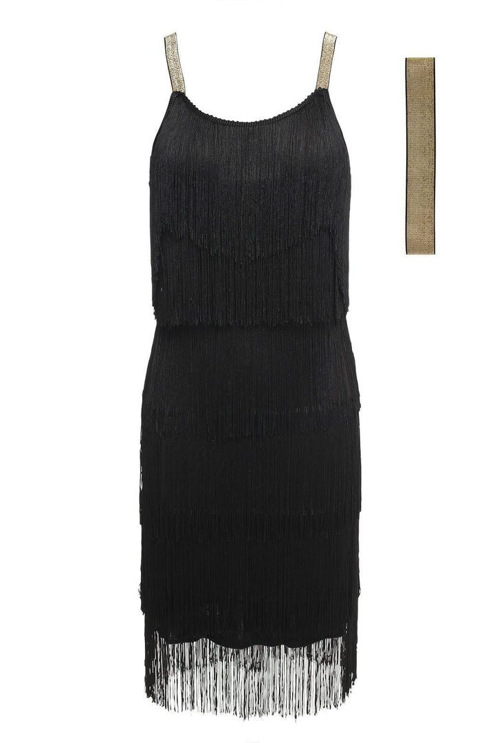 Belted 1920s Fringe Gatsby Dress — vintage elegance for the modern woman