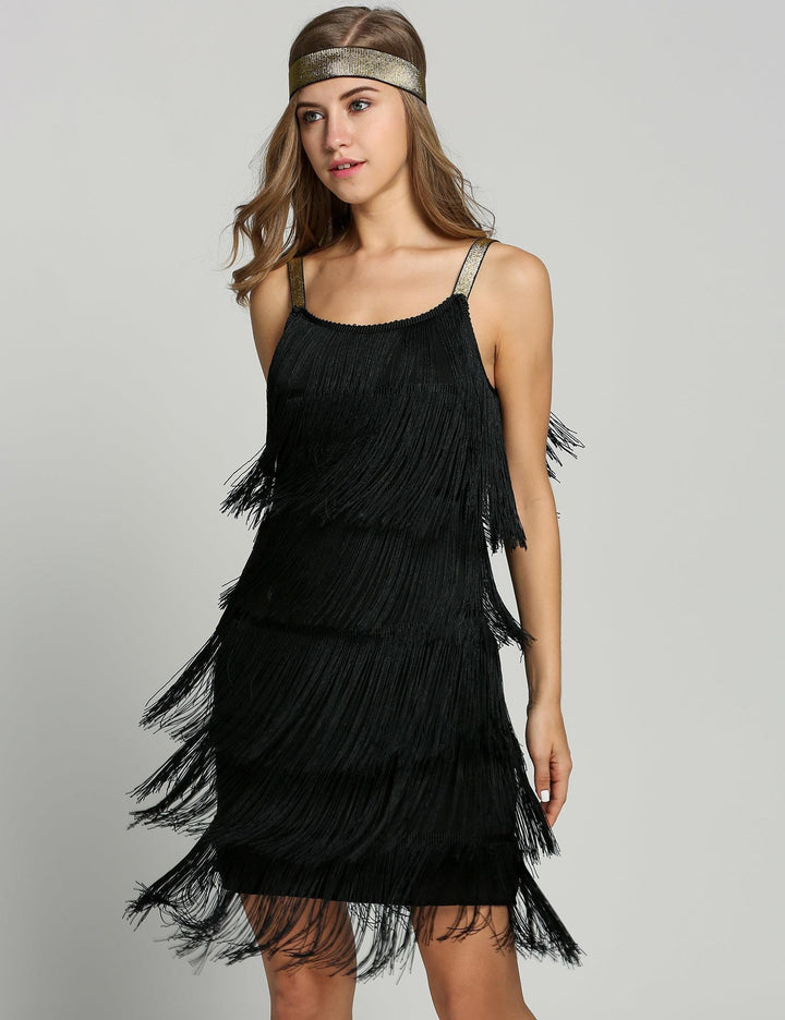 Belted 1920s Fringe Gatsby Dress: timeless style reimagined