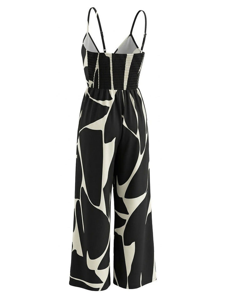 Black 1930s Wide Leg Jumpsuit 3