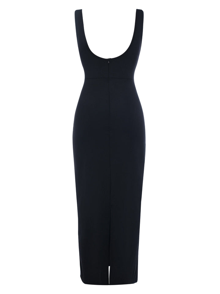 1930s Binding Square Neck Bodycon | 1930s | vintage dress, retro fashion