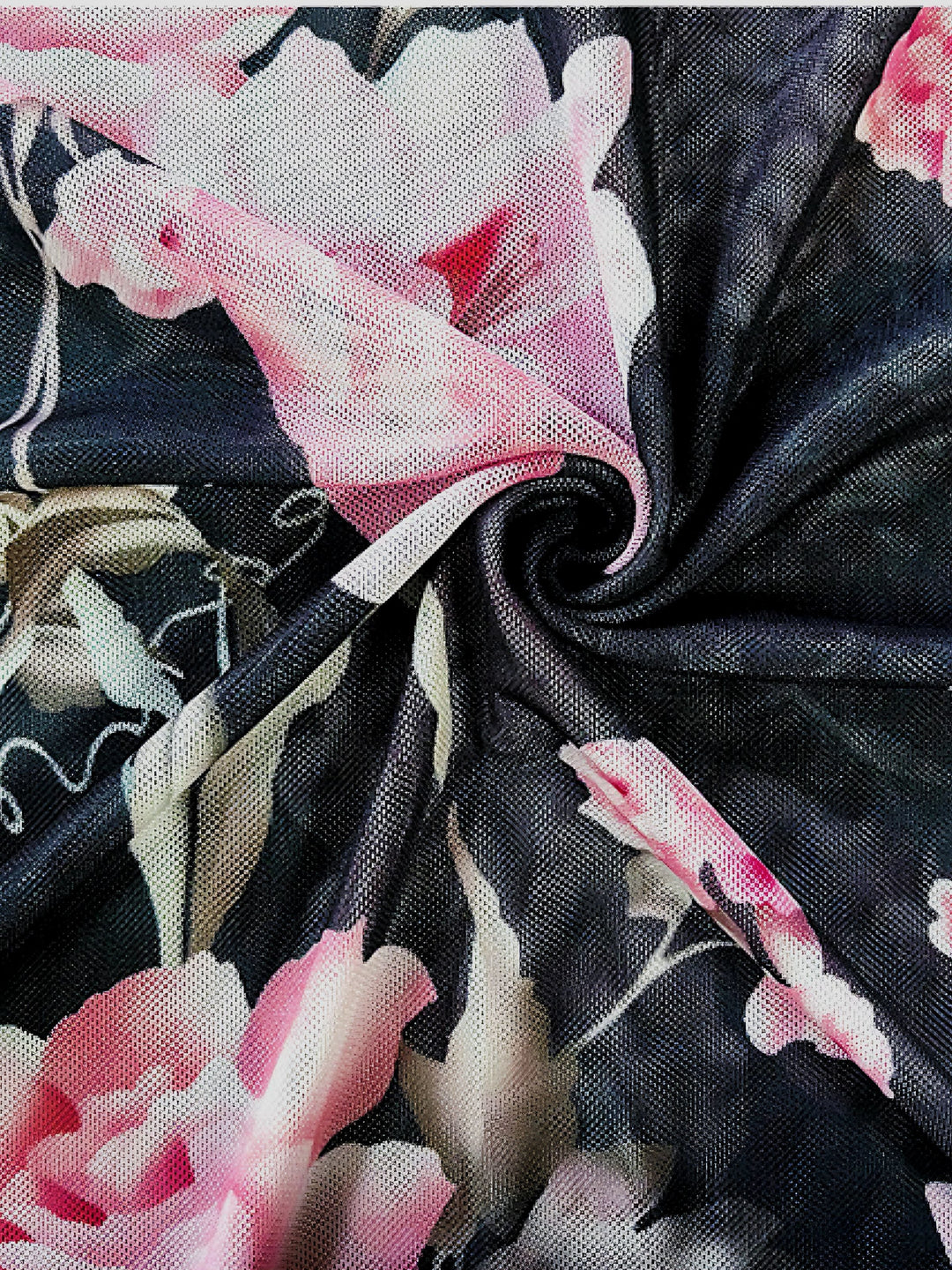 Black Floral Ruffled V-Neck Pajama Set - vintage fashion, retro style, classic black