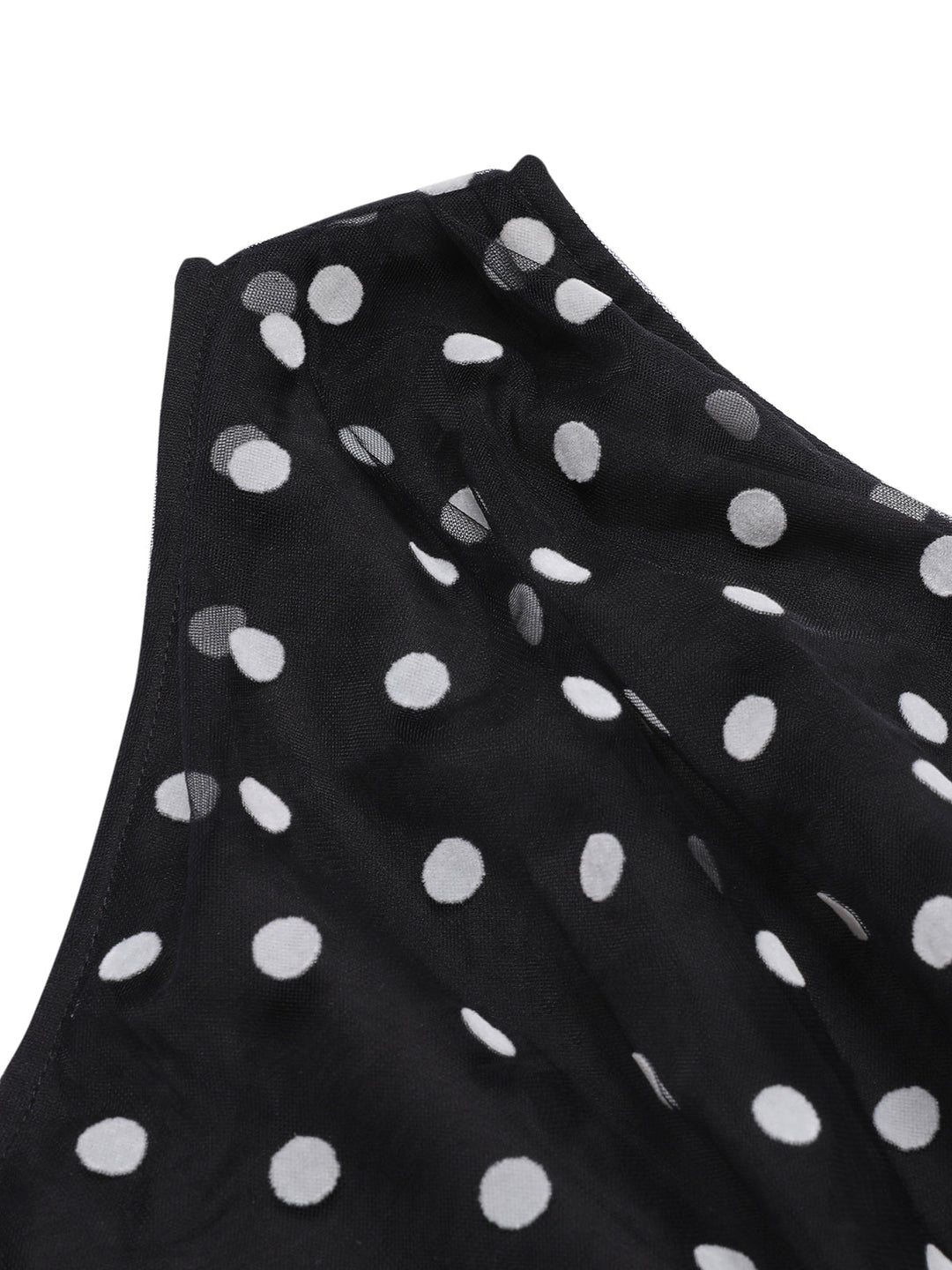 Black 1930s Polka Dots Patchwork Jumpsuit, vintage romper, retro jumpsuit - perfect for women who love vintage and retro fashion
