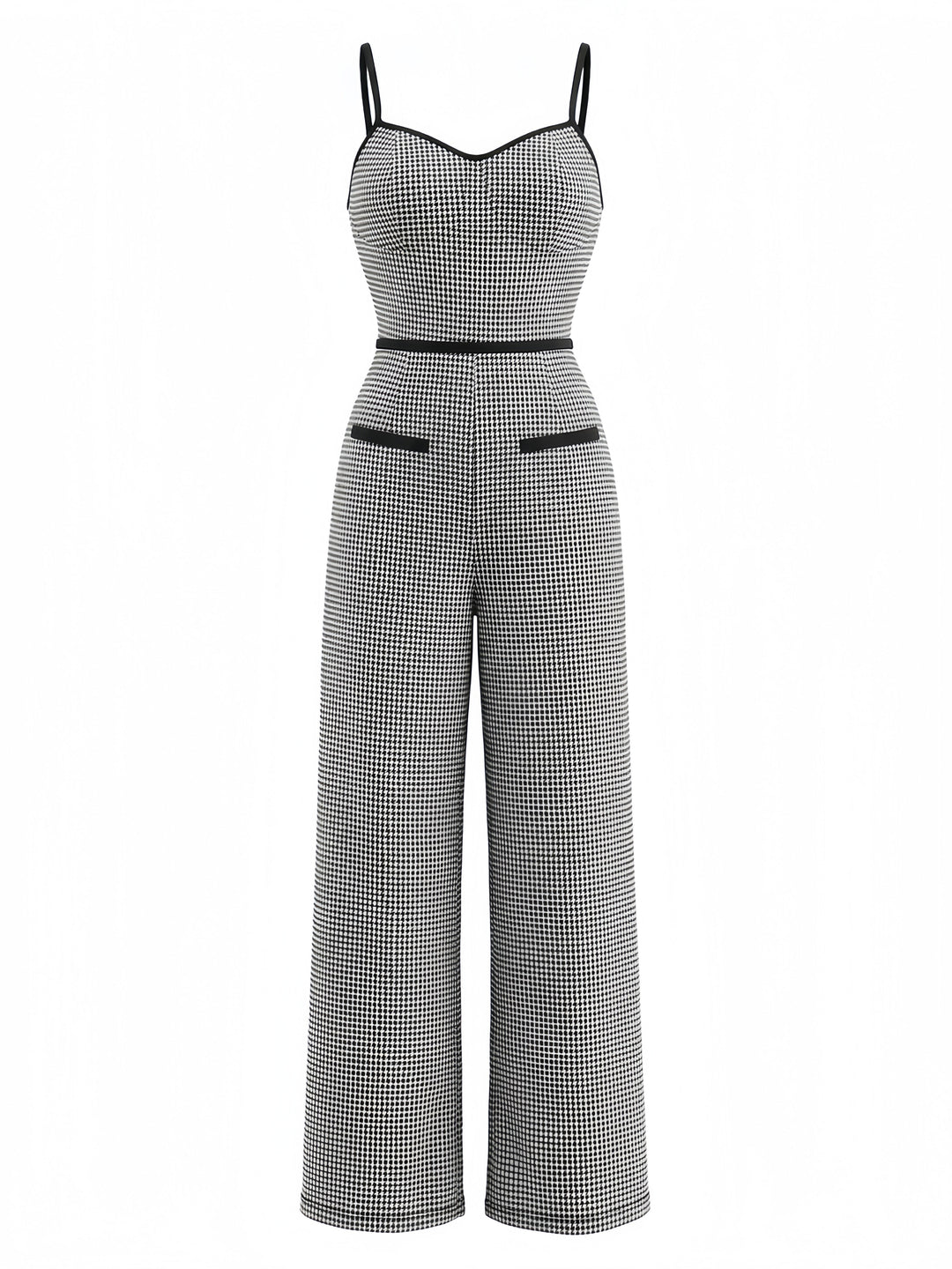 Black 1930s One Piece Jumpsuit