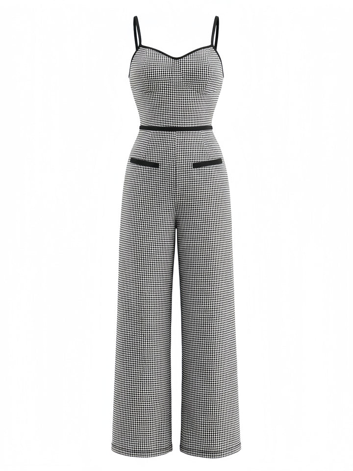 Black 1930s One Piece Jumpsuit