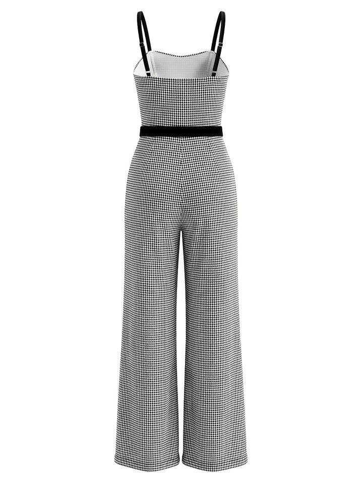 Black 1930s One Piece Jumpsuit 3