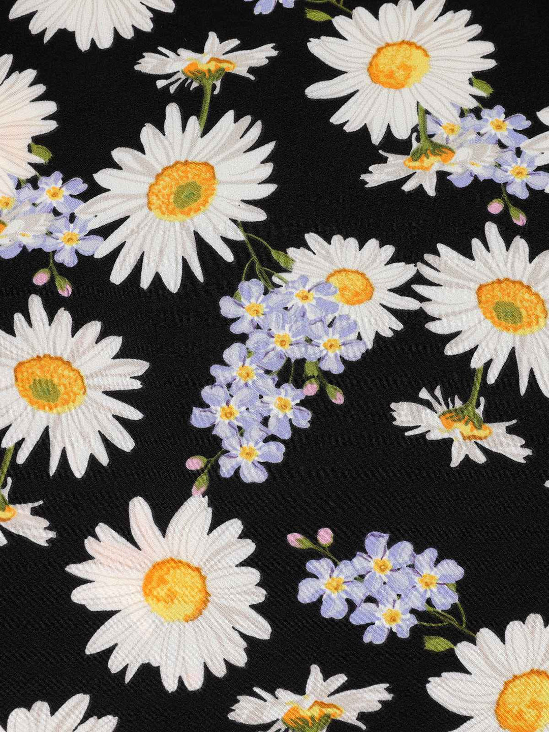 Black 1940s Cap Sleeve Daisy Dress — vintage elegance for the modern woman