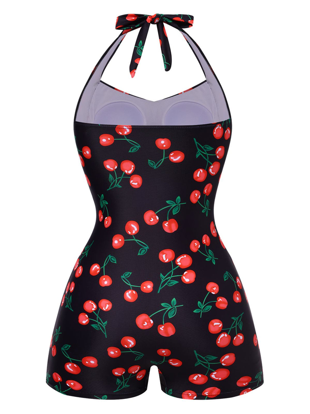 1940s Cherry Halter OnePiece Swimsuit | 1940s | vintage swimsuit, retro beachwear