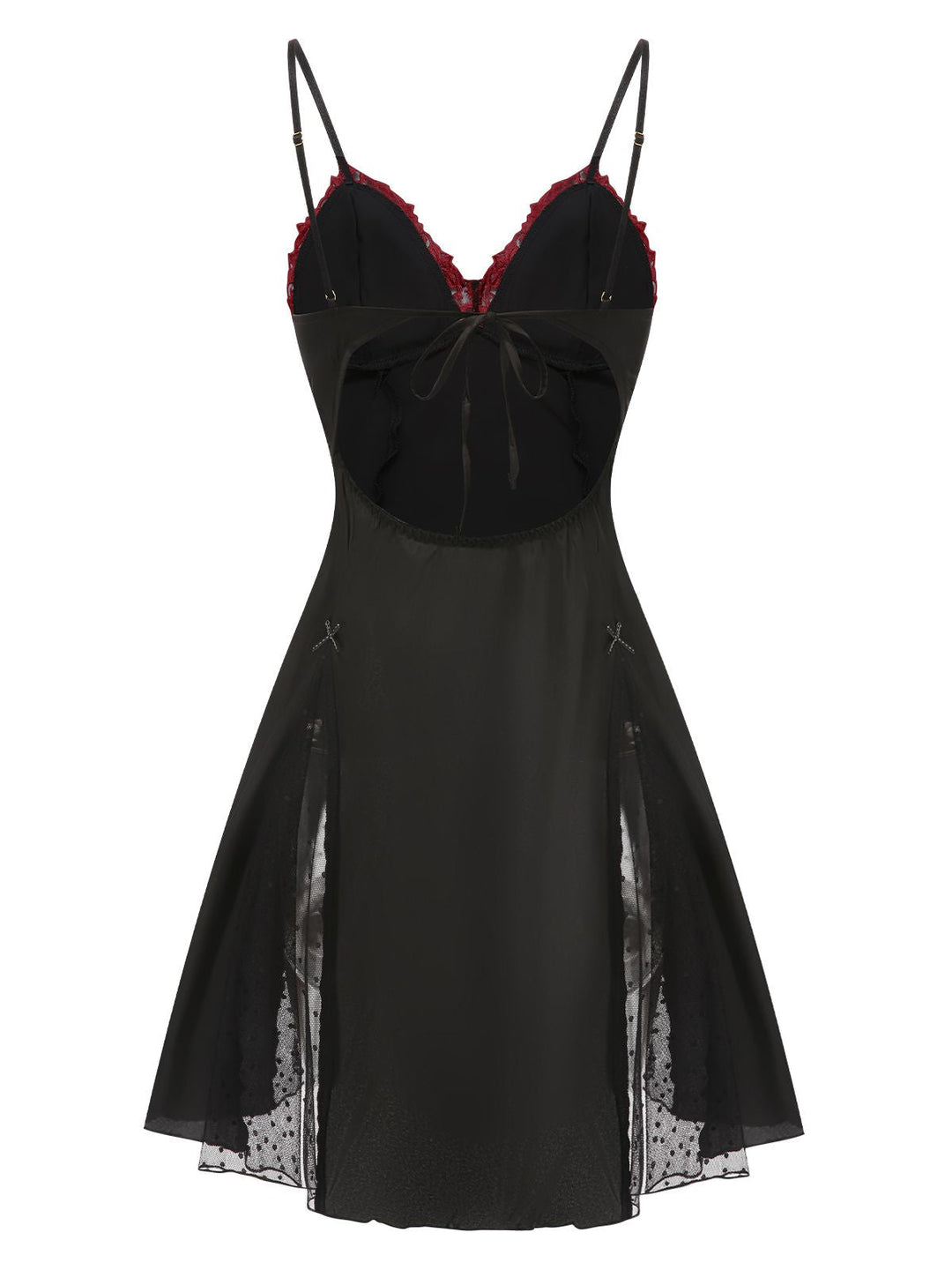 Embroide Satin Lace Nightdress | | vintage dress, retro fashion