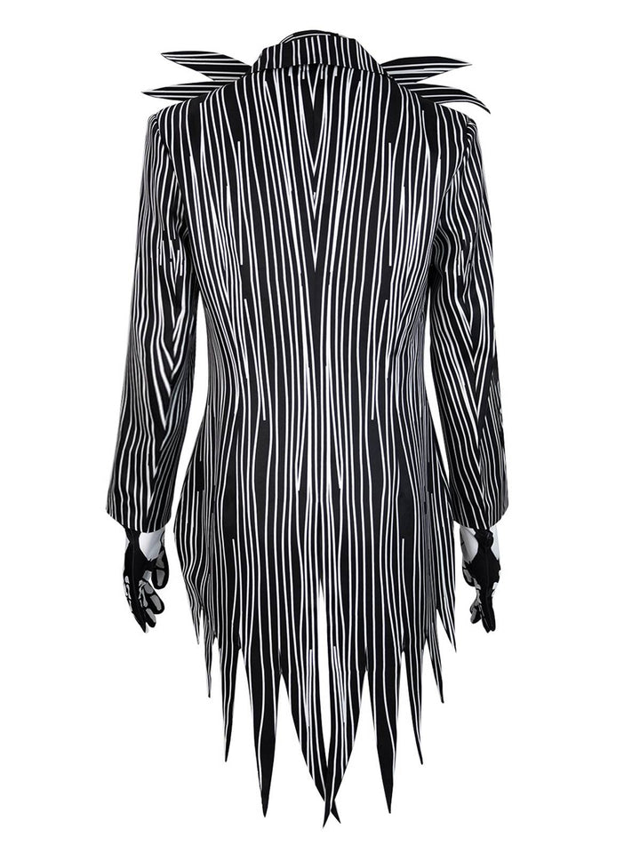 Black 1940s Jack Skellington Costume Suit - vintage fashion, retro style, classic black